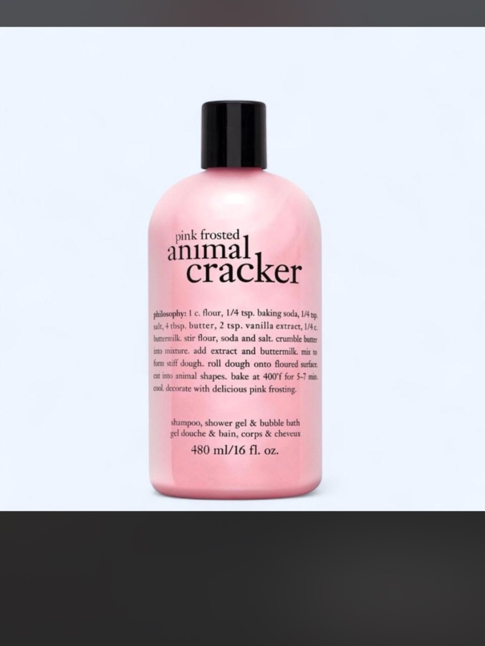 Philosophy Soft Pink Shower Gel Bottle